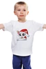 Заказать детскую футболку в Москве. Детская футболка классическая унисекс Маленький Санта от Алексей  - готовые дизайны и нанесение принтов.