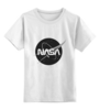 Заказать детскую футболку в Москве. Детская футболка классическая унисекс Знак NASA от THE_NISE  - готовые дизайны и нанесение принтов.