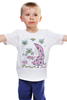 Заказать детскую футболку в Москве. Детская футболка классическая унисекс good morning от moleculahowl - готовые дизайны и нанесение принтов.