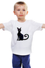 Заказать детскую футболку в Москве. Детская футболка классическая унисекс Космическая кошка от reut.94@mail.ru - готовые дизайны и нанесение принтов.