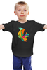 Заказать детскую футболку в Москве. Детская футболка классическая унисекс Геометрическая Белка от printik - готовые дизайны и нанесение принтов.