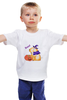 Заказать детскую футболку в Москве. Детская футболка классическая унисекс Trick-or-treat от galkagalka - готовые дизайны и нанесение принтов.