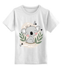 Заказать детскую футболку в Москве. Детская футболка классическая унисекс Милая коала от printeriumstore@gmail.com - готовые дизайны и нанесение принтов.