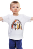 Заказать детскую футболку в Москве. Детская футболка классическая унисекс С собачкой от tako - готовые дизайны и нанесение принтов.