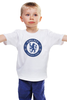 Заказать детскую футболку в Москве. Детская футболка классическая унисекс Chelsea FC от Сергей Дульнев - готовые дизайны и нанесение принтов.