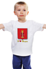 Заказать детскую футболку в Москве. Детская футболка классическая унисекс Я люблю Углич от vbrutsky - готовые дизайны и нанесение принтов.