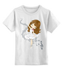 Заказать детскую футболку в Москве. Детская футболка классическая унисекс Девочка от MikliBoom  - готовые дизайны и нанесение принтов.