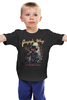 Заказать детскую футболку в Москве. Детская футболка классическая унисекс Мопс Гангстер от printik - готовые дизайны и нанесение принтов.