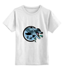 Заказать детскую футболку в Москве. Детская футболка классическая унисекс Дельфин от YellowCloverShop - готовые дизайны и нанесение принтов.