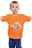 Заказать детскую футболку в Москве. Детская футболка классическая унисекс Чайная роза от Ирина - готовые дизайны и нанесение принтов.