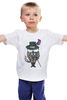 Заказать детскую футболку в Москве. Детская футболка классическая унисекс Кот-Бегемот от kuks - готовые дизайны и нанесение принтов.