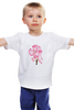 Заказать детскую футболку в Москве. Детская футболка классическая унисекс Ботаническая иллюстрация цветок Душистый горошек от mariya_amelchenk@mail.ru - готовые дизайны и нанесение принтов.