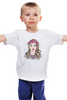 Заказать детскую футболку в Москве. Детская футболка классическая унисекс Портрет молодой девушки от VectorART - готовые дизайны и нанесение принтов.