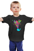 Заказать детскую футболку в Москве. Детская футболка классическая унисекс Радужный кит от Ксения Золотухина - готовые дизайны и нанесение принтов.