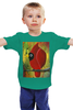 Заказать детскую футболку в Москве. Детская футболка классическая унисекс Птица на ветке от Владимир - готовые дизайны и нанесение принтов.