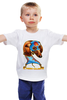 Заказать детскую футболку в Москве. Детская футболка классическая унисекс Собака супергерой от ПРИНТЫ ПЕЧАТЬ  - готовые дизайны и нанесение принтов.