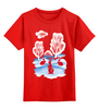 Заказать детскую футболку в Москве. Детская футболка классическая унисекс КРАСНЫЕ ЗАЙЦЫ от ELENA ZHARINOVA - готовые дизайны и нанесение принтов.