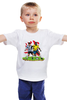 Заказать детскую футболку в Москве. Детская футболка классическая унисекс Футболисты от ПРИНТЫ ПЕЧАТЬ  - готовые дизайны и нанесение принтов.