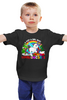 Заказать детскую футболку в Москве. Детская футболка классическая унисекс ☆ Loves Unicorns ☆ от balden - готовые дизайны и нанесение принтов.