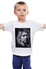 Заказать детскую футболку в Москве. Детская футболка классическая унисекс Kurt Cobain от Jimmy Flash - готовые дизайны и нанесение принтов.