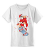 Заказать детскую футболку в Москве. Детская футболка классическая унисекс Extreme Santa от balden - готовые дизайны и нанесение принтов.