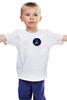 Заказать детскую футболку в Москве. Детская футболка классическая унисекс "Плоская Земля" (женская, белая) от Кирилл Шатилов - готовые дизайны и нанесение принтов.