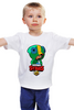 Заказать детскую футболку в Москве. Детская футболка классическая унисекс brawl stars leon от procto  - готовые дизайны и нанесение принтов.