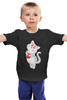 Заказать детскую футболку в Москве. Детская футболка классическая унисекс Влюбленная кошечка от Ordwen - готовые дизайны и нанесение принтов.