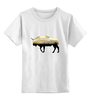 Заказать детскую футболку в Москве. Детская футболка классическая унисекс Бизон от iruta_t - готовые дизайны и нанесение принтов.