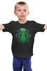 Заказать детскую футболку в Москве. Детская футболка классическая унисекс Зелёный Эль от printik - готовые дизайны и нанесение принтов.