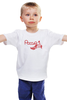 Заказать детскую футболку в Москве. Детская футболка классическая унисекс Россия(Хохлома) от gopotol - готовые дизайны и нанесение принтов.