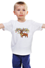 Заказать детскую футболку в Москве. Детская футболка классическая унисекс Новый год от solntse - готовые дизайны и нанесение принтов.