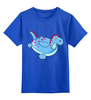 Заказать детскую футболку в Москве. Детская футболка классическая унисекс Динозаврик от nadegda - готовые дизайны и нанесение принтов.