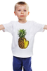 Заказать детскую футболку в Москве. Детская футболка классическая унисекс ананас от Eseniya Malenkova - готовые дизайны и нанесение принтов.