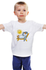 Заказать детскую футболку в Москве. Детская футболка классическая унисекс Гусь на отдыхе от Easy-store - готовые дизайны и нанесение принтов.