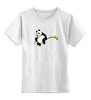 Заказать детскую футболку в Москве. Детская футболка классическая унисекс Панда на ветке от ПРИНТЫ ПЕЧАТЬ  - готовые дизайны и нанесение принтов.