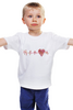 Заказать детскую футболку в Москве. Детская футболка классическая унисекс Пульс Сердце от MariYang  - готовые дизайны и нанесение принтов.