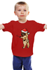 Заказать детскую футболку в Москве. Детская футболка классическая унисекс Новогодний мопс от Велерада - готовые дизайны и нанесение принтов.