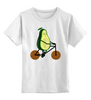 Заказать детскую футболку в Москве. Детская футболка классическая унисекс Авокадо велосипедист от Наталья Хахлина - готовые дизайны и нанесение принтов.
