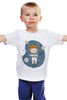 Заказать детскую футболку в Москве. Детская футболка классическая унисекс Мальчик космонавт от printeriumstore@gmail.com - готовые дизайны и нанесение принтов.