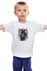 Заказать детскую футболку в Москве. Детская футболка классическая унисекс Волк  от ПРИНТЫ ПЕЧАТЬ  - готовые дизайны и нанесение принтов.