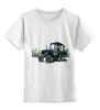 Заказать детскую футболку в Москве. Детская футболка классическая унисекс "трактор" от михаила доманова от miks - готовые дизайны и нанесение принтов.