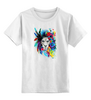Заказать детскую футболку в Москве. Детская футболка классическая унисекс Лев Арт  от MariYang  - готовые дизайны и нанесение принтов.