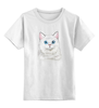 Заказать детскую футболку в Москве. Детская футболка классическая унисекс кошка от THE_NISE  - готовые дизайны и нанесение принтов.