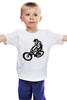 Заказать детскую футболку в Москве. Детская футболка классическая унисекс Велотриал от originals - готовые дизайны и нанесение принтов.