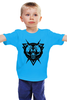Заказать детскую футболку в Москве. Детская футболка классическая унисекс Злой Медведь от printik - готовые дизайны и нанесение принтов.