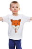Заказать детскую футболку в Москве. Детская футболка классическая унисекс Мистер Лис от trugift - готовые дизайны и нанесение принтов.