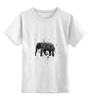 Заказать детскую футболку в Москве. Детская футболка классическая унисекс Elephant от YellowCloverShop - готовые дизайны и нанесение принтов.
