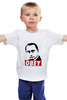 Заказать детскую футболку в Москве. Детская футболка классическая унисекс Путин Obey от printik - готовые дизайны и нанесение принтов.