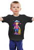 Заказать детскую футболку в Москве. Детская футболка классическая унисекс SkateGirl от fox_art_ki  - готовые дизайны и нанесение принтов.